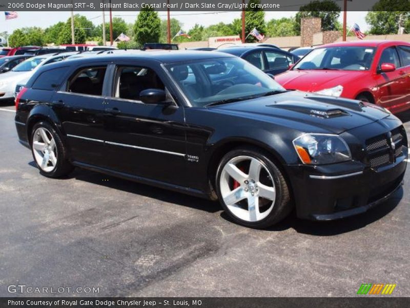 Brilliant Black Crystal Pearl / Dark Slate Gray/Light Graystone 2006 Dodge Magnum SRT-8