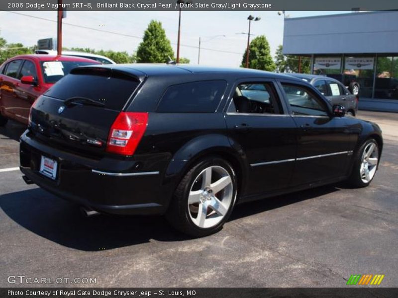 Brilliant Black Crystal Pearl / Dark Slate Gray/Light Graystone 2006 Dodge Magnum SRT-8