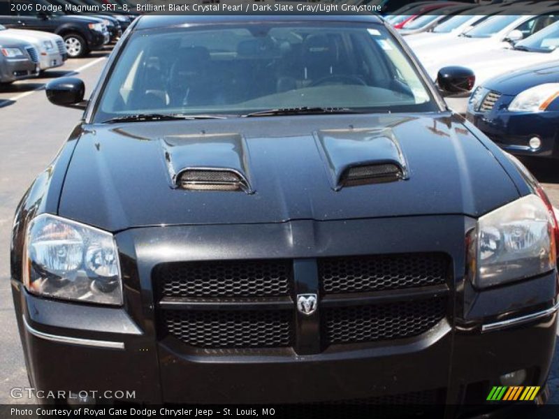 Brilliant Black Crystal Pearl / Dark Slate Gray/Light Graystone 2006 Dodge Magnum SRT-8