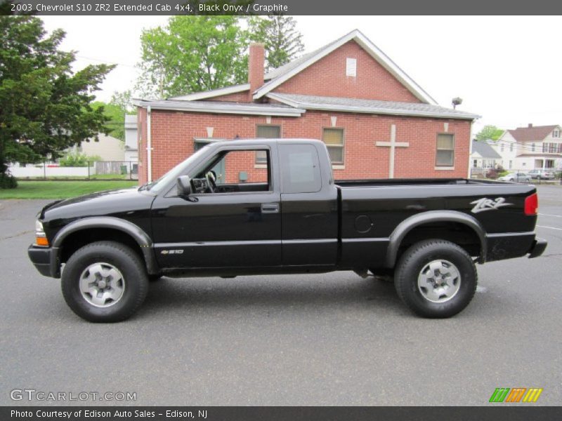 Black Onyx / Graphite 2003 Chevrolet S10 ZR2 Extended Cab 4x4