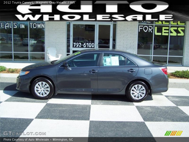 Magnetic Gray Metallic / Ash 2012 Toyota Camry L