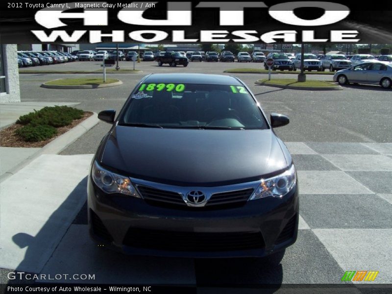 Magnetic Gray Metallic / Ash 2012 Toyota Camry L