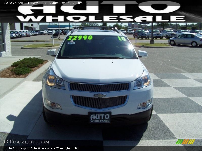 Summit White / Cashmere 2010 Chevrolet Traverse LTZ
