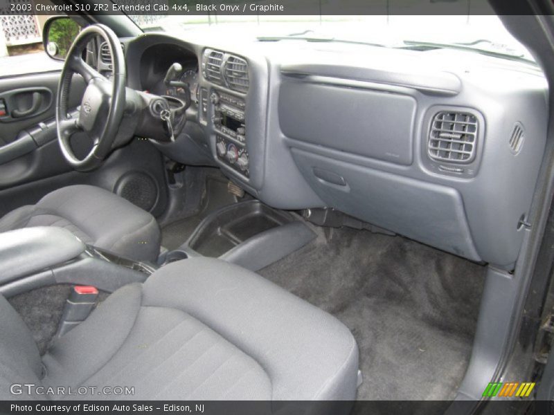 Black Onyx / Graphite 2003 Chevrolet S10 ZR2 Extended Cab 4x4