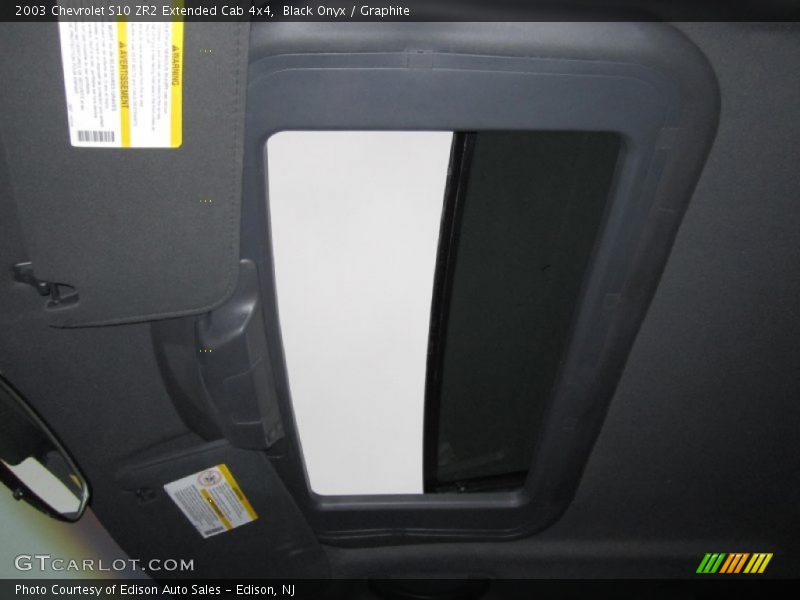 Black Onyx / Graphite 2003 Chevrolet S10 ZR2 Extended Cab 4x4