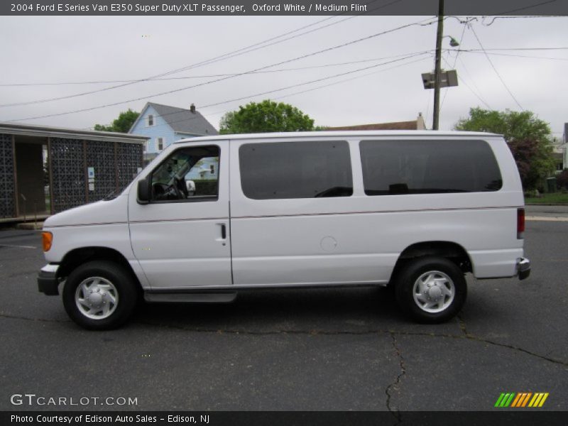 Oxford White / Medium Flint 2004 Ford E Series Van E350 Super Duty XLT Passenger