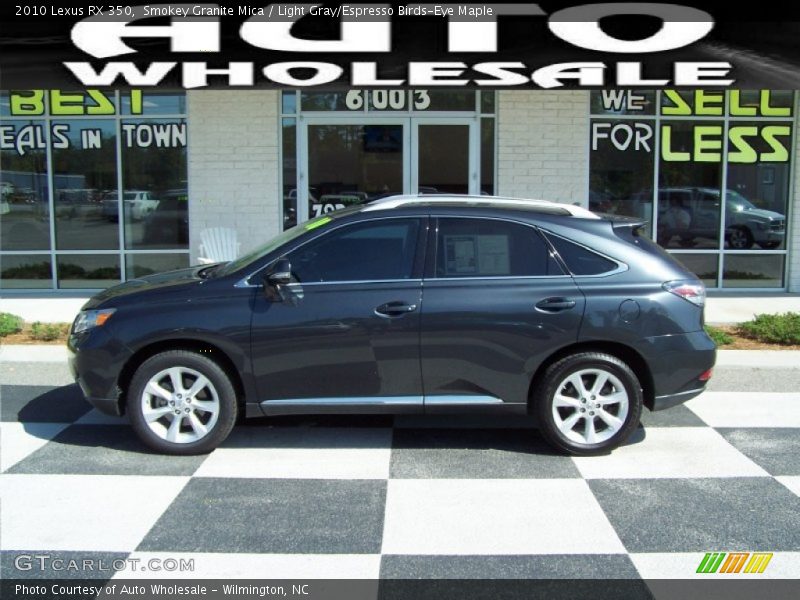 Smokey Granite Mica / Light Gray/Espresso Birds-Eye Maple 2010 Lexus RX 350