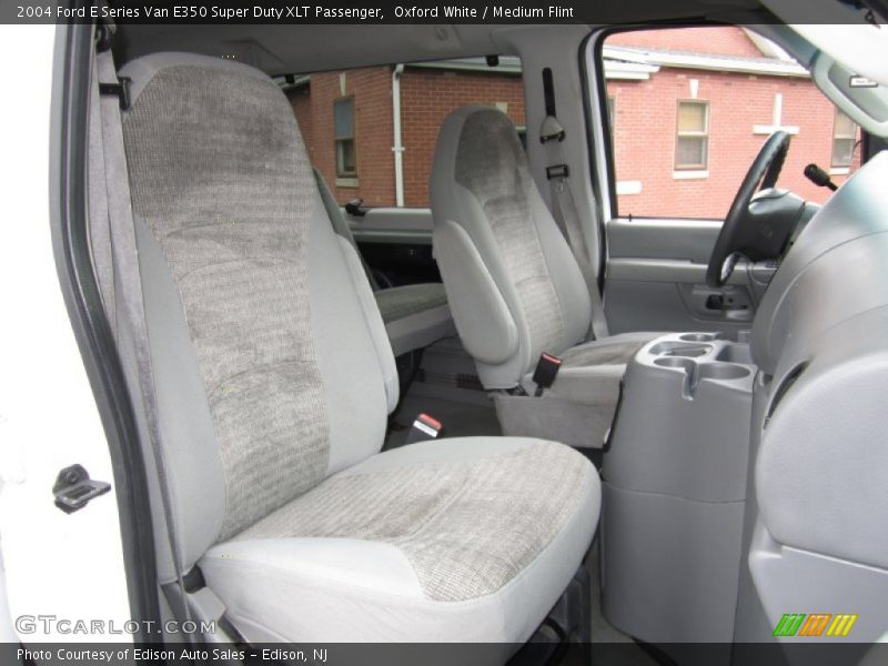 Oxford White / Medium Flint 2004 Ford E Series Van E350 Super Duty XLT Passenger