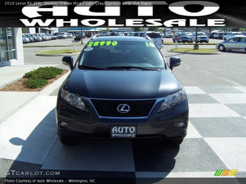 Smokey Granite Mica / Light Gray/Espresso Birds-Eye Maple 2010 Lexus RX 350