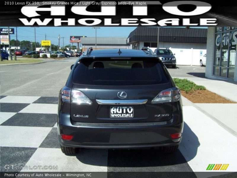 Smokey Granite Mica / Light Gray/Espresso Birds-Eye Maple 2010 Lexus RX 350