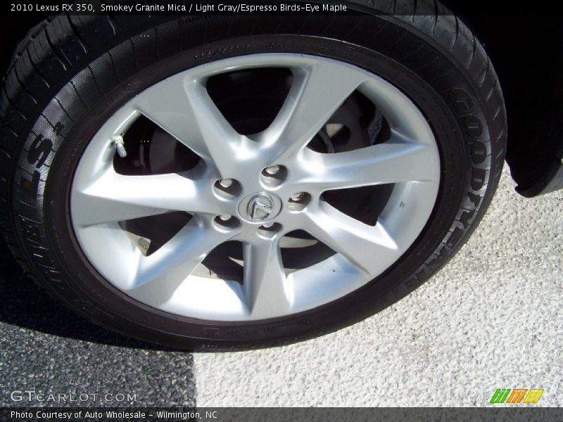 Smokey Granite Mica / Light Gray/Espresso Birds-Eye Maple 2010 Lexus RX 350