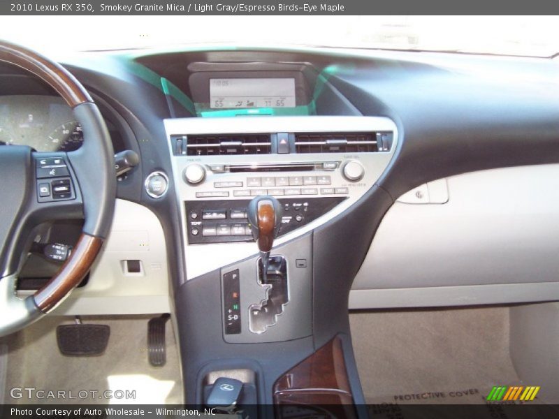 Smokey Granite Mica / Light Gray/Espresso Birds-Eye Maple 2010 Lexus RX 350