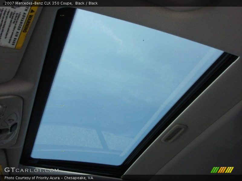 Black / Black 2007 Mercedes-Benz CLK 350 Coupe