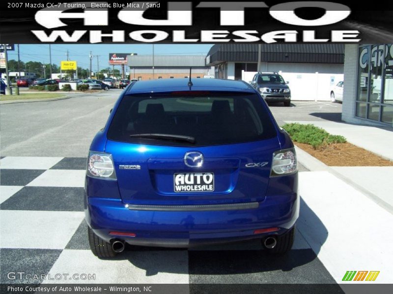 Electric Blue Mica / Sand 2007 Mazda CX-7 Touring