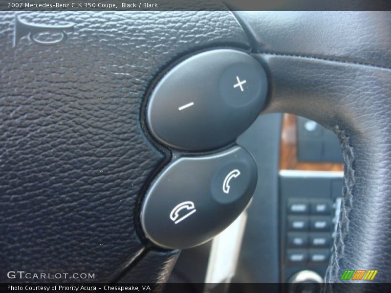 Black / Black 2007 Mercedes-Benz CLK 350 Coupe