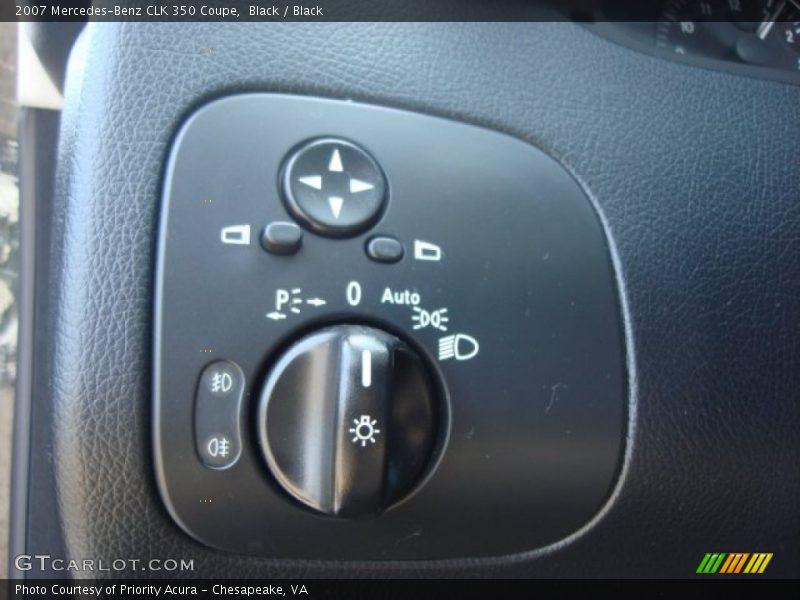 Black / Black 2007 Mercedes-Benz CLK 350 Coupe