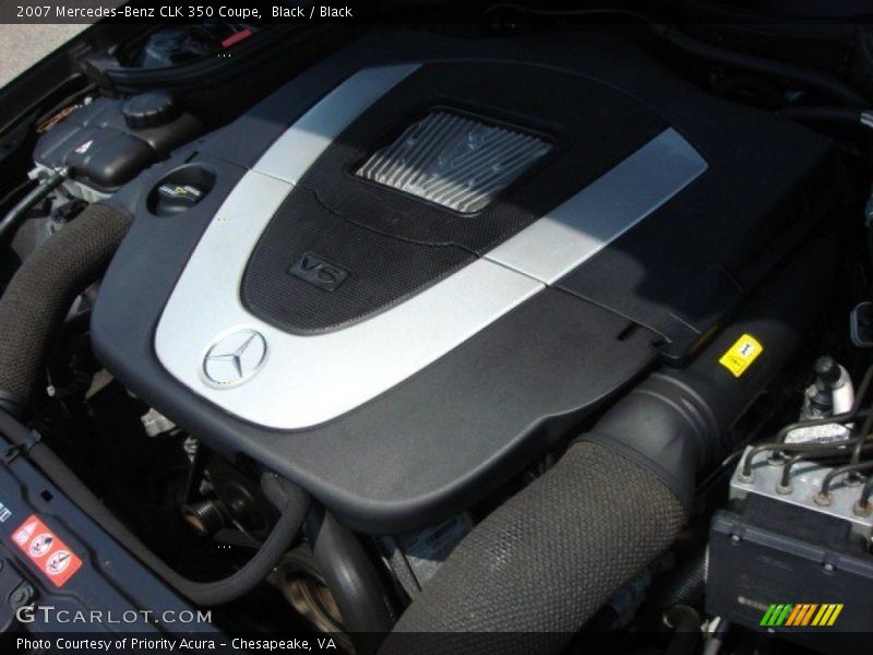 Black / Black 2007 Mercedes-Benz CLK 350 Coupe