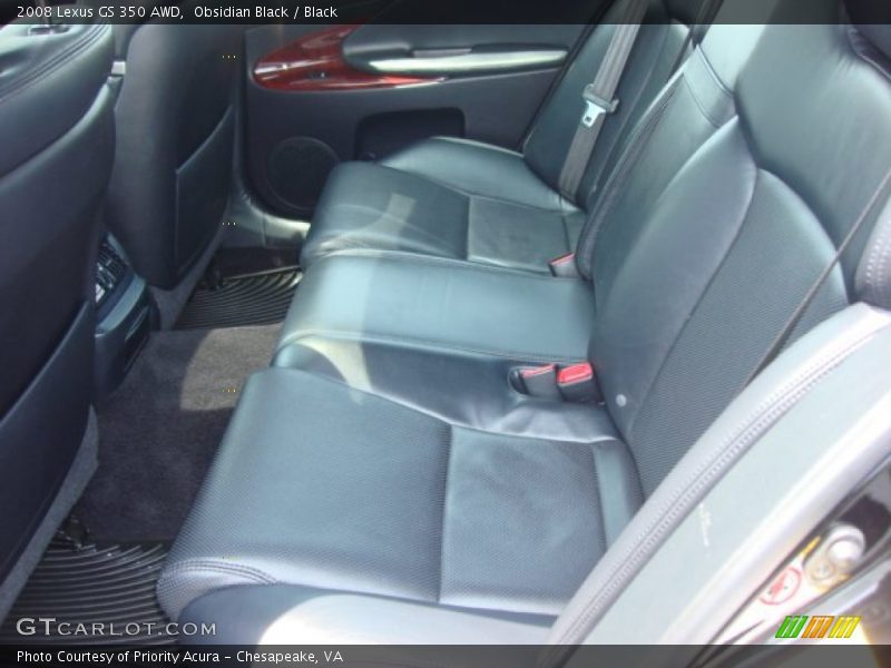 Obsidian Black / Black 2008 Lexus GS 350 AWD