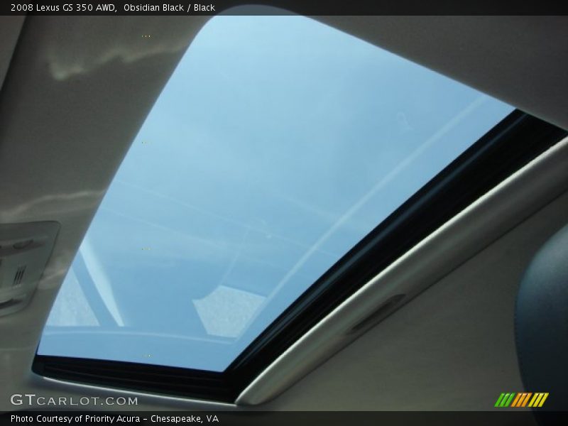 Obsidian Black / Black 2008 Lexus GS 350 AWD