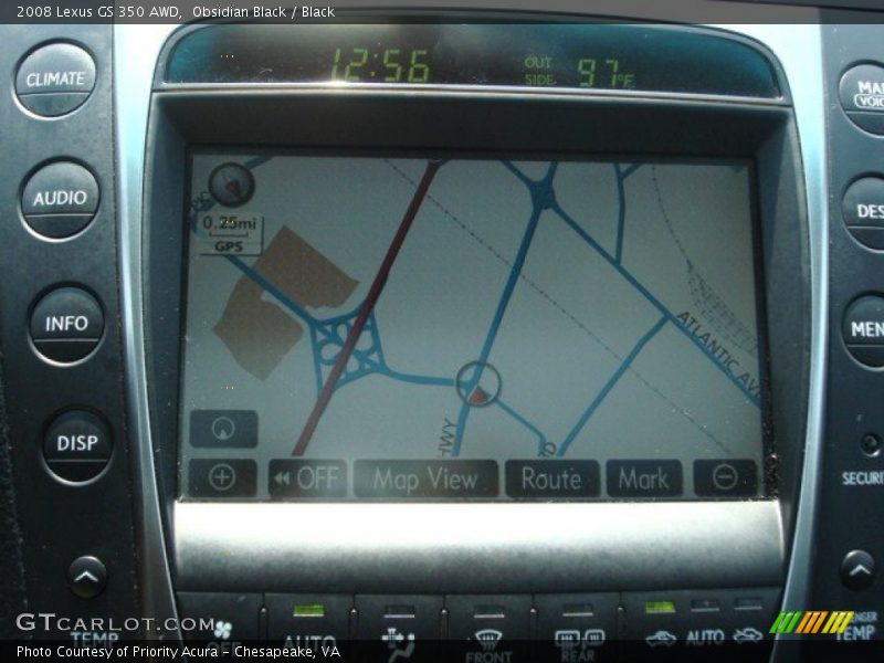 Obsidian Black / Black 2008 Lexus GS 350 AWD