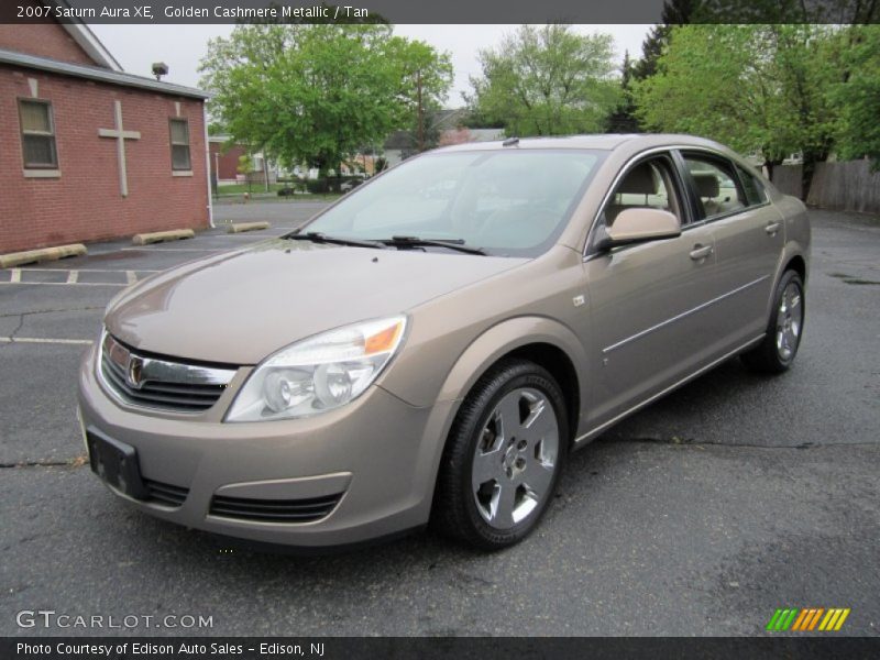 Golden Cashmere Metallic / Tan 2007 Saturn Aura XE