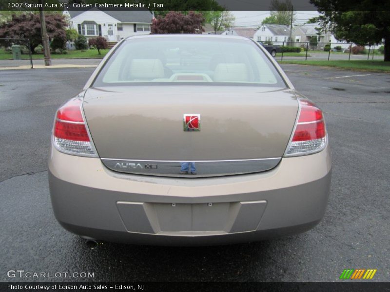 Golden Cashmere Metallic / Tan 2007 Saturn Aura XE