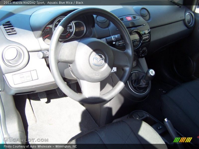 Aquatic Blue Mica / Black 2011 Mazda MAZDA2 Sport