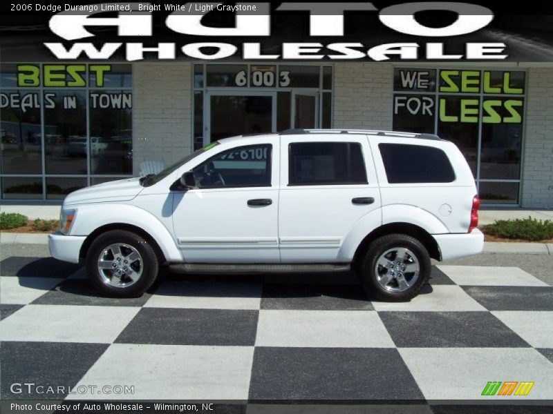 Bright White / Light Graystone 2006 Dodge Durango Limited