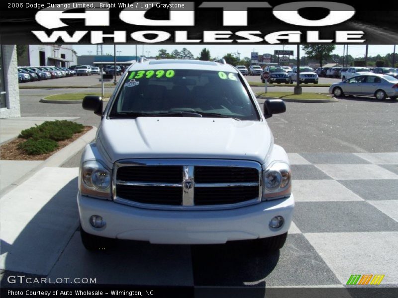 Bright White / Light Graystone 2006 Dodge Durango Limited
