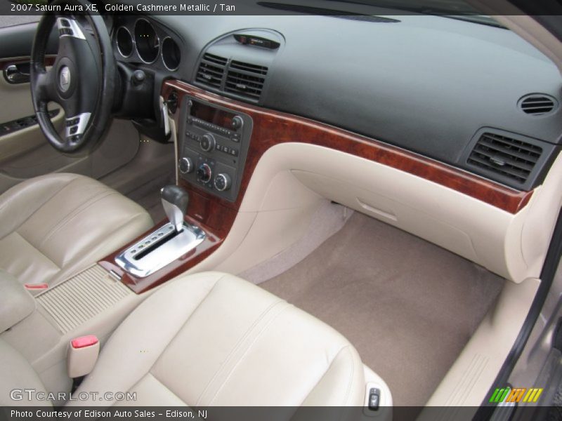 Golden Cashmere Metallic / Tan 2007 Saturn Aura XE