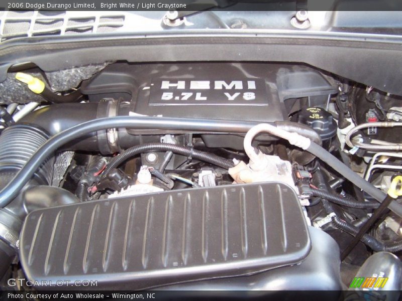 Bright White / Light Graystone 2006 Dodge Durango Limited