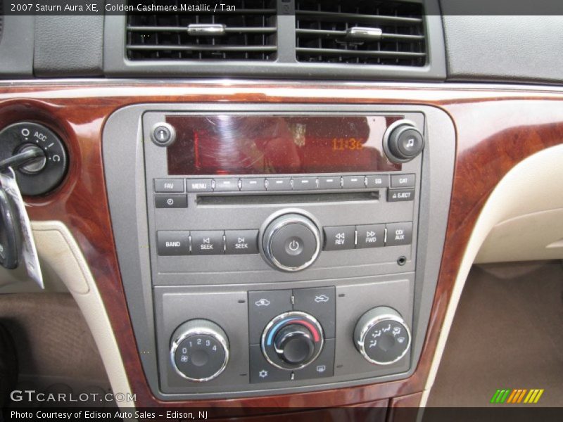 Golden Cashmere Metallic / Tan 2007 Saturn Aura XE