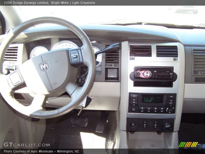 Bright White / Light Graystone 2006 Dodge Durango Limited