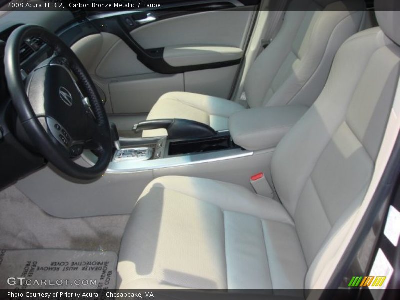 Carbon Bronze Metallic / Taupe 2008 Acura TL 3.2