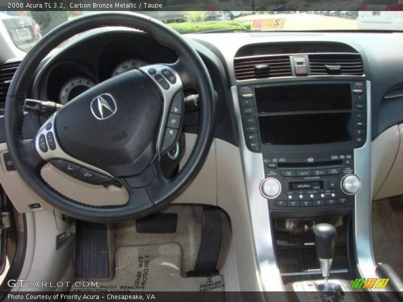 Carbon Bronze Metallic / Taupe 2008 Acura TL 3.2