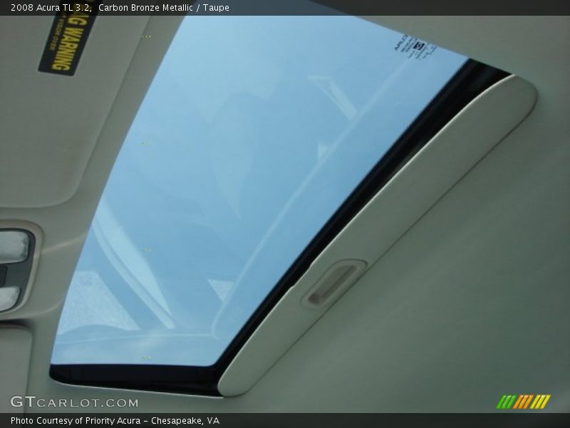 Carbon Bronze Metallic / Taupe 2008 Acura TL 3.2