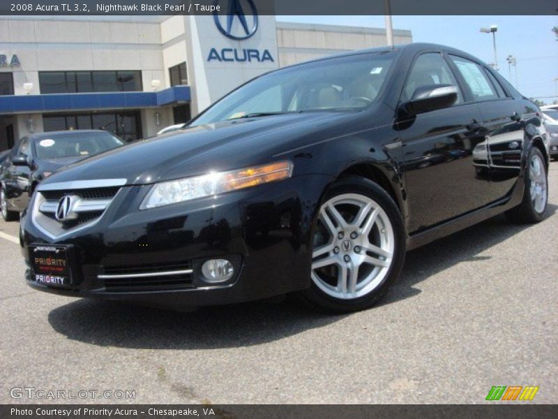 Nighthawk Black Pearl / Taupe 2008 Acura TL 3.2