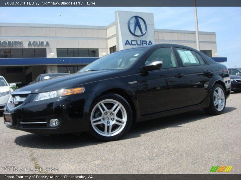 Nighthawk Black Pearl / Taupe 2008 Acura TL 3.2