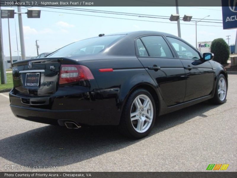 Nighthawk Black Pearl / Taupe 2008 Acura TL 3.2