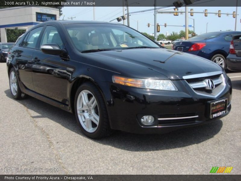 Nighthawk Black Pearl / Taupe 2008 Acura TL 3.2