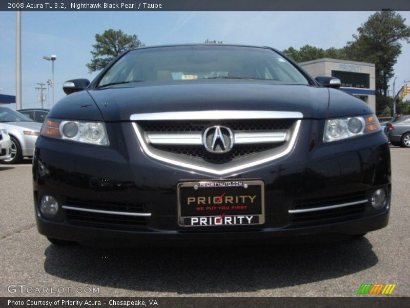 Nighthawk Black Pearl / Taupe 2008 Acura TL 3.2