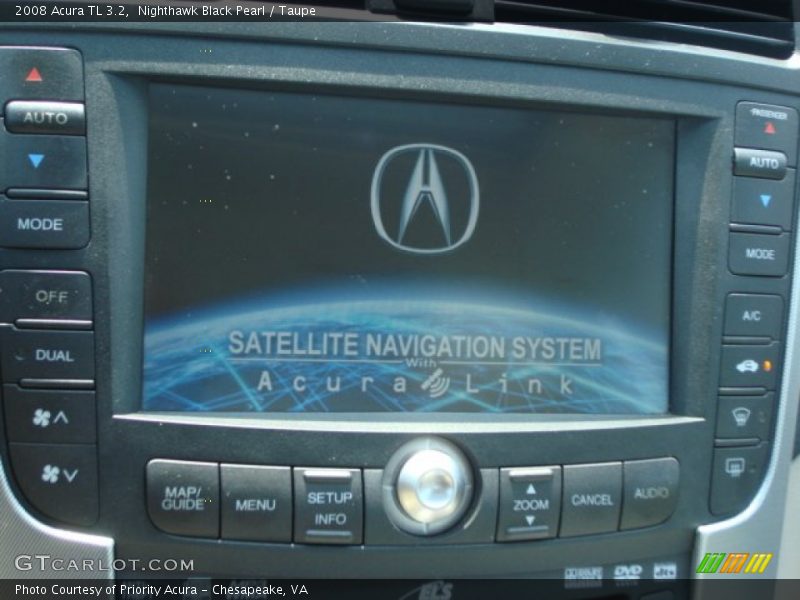 Nighthawk Black Pearl / Taupe 2008 Acura TL 3.2