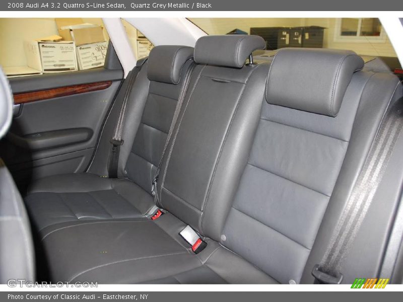 Quartz Grey Metallic / Black 2008 Audi A4 3.2 Quattro S-Line Sedan