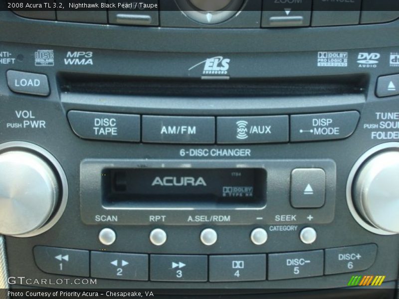 Nighthawk Black Pearl / Taupe 2008 Acura TL 3.2