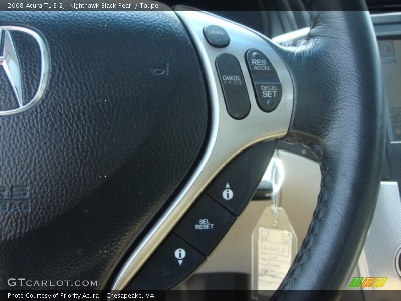 Nighthawk Black Pearl / Taupe 2008 Acura TL 3.2