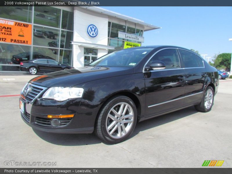 Deep Black / Black 2008 Volkswagen Passat Lux Sedan