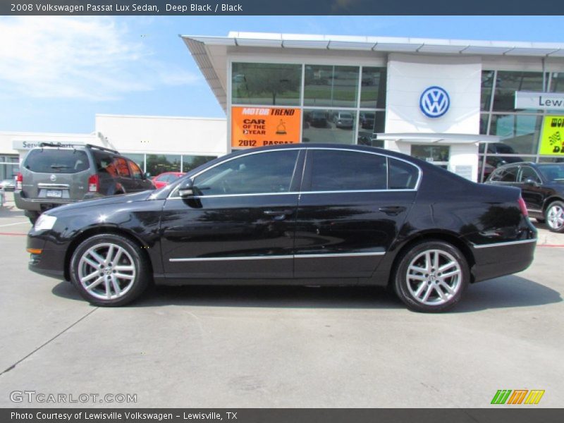 Deep Black / Black 2008 Volkswagen Passat Lux Sedan