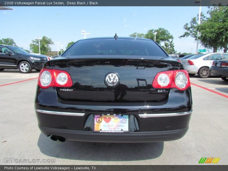 Deep Black / Black 2008 Volkswagen Passat Lux Sedan