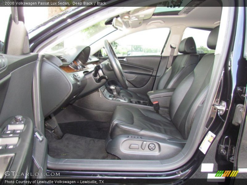 Deep Black / Black 2008 Volkswagen Passat Lux Sedan