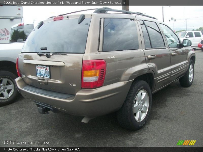 Woodland Brown Satin Glow / Sandstone 2001 Jeep Grand Cherokee Limited 4x4